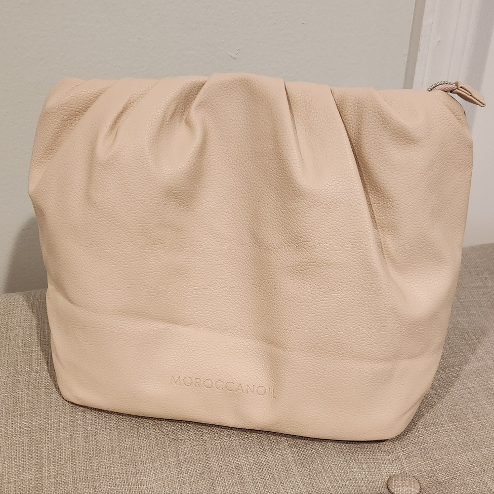 Moroccanoil Soft Cream Cosmetic Bag